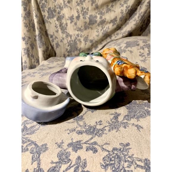 VTG Feitx Humpty Dumpty Ceramic Decorative Teapot - Picture 8 of 10